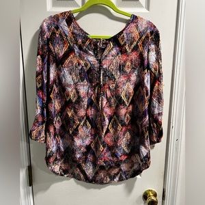 Brina and Em Women’s Multi Color Top Size Large